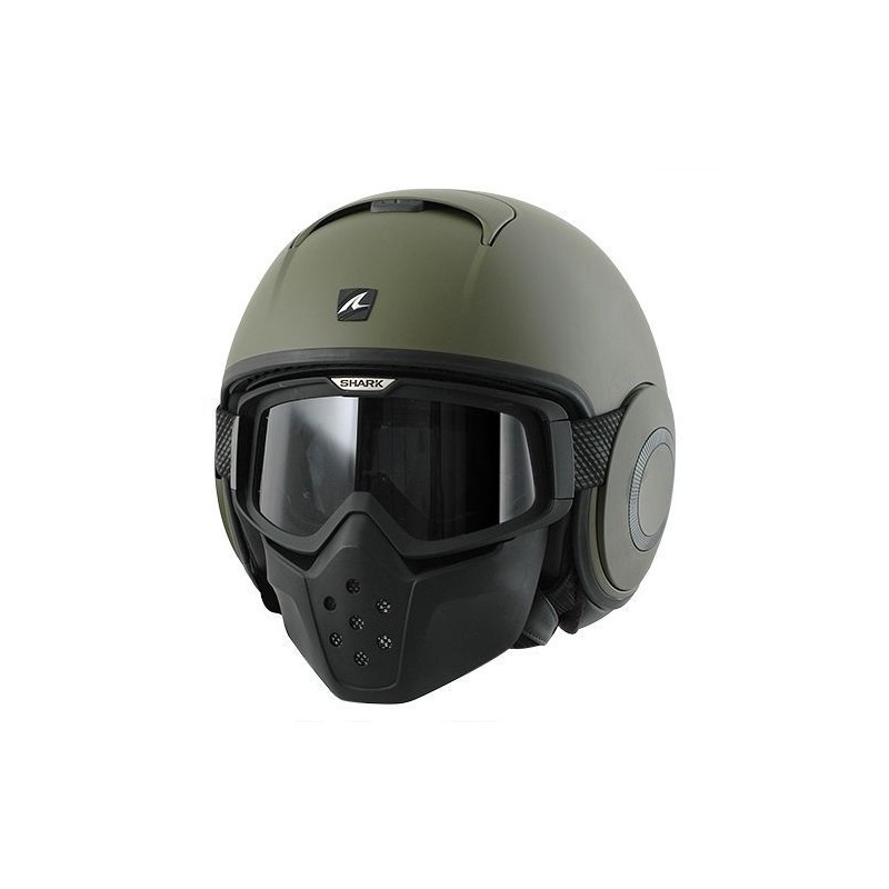 Shark Raw casco jet green matt helmet casque