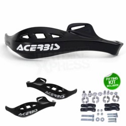 Acerbis coppia paramani Vision con faro led neri moto scooter