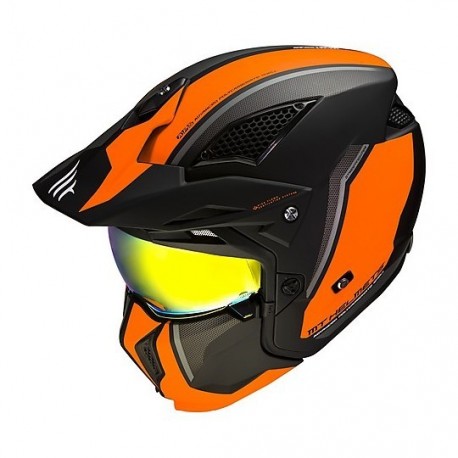 Casco modulare MT Helmets Streetfighter SV Solid A1 nero opaco